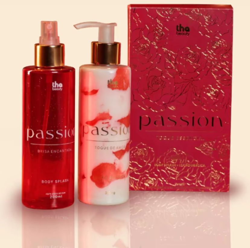 Kit Passion: Body Splash + Loção Bifásica